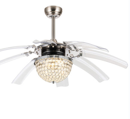 โมเดิร์น 48 นิ้ว 8 PC Blades คุณภาพสูง AC มอเตอร์ LED พัดลมเพดาน
