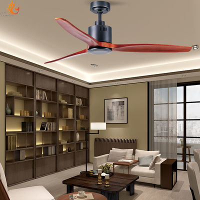 อเมริกันฮันเตอร์ 52 พัดลมเพดาน 3 ใบ ABS มอเตอร์ DC สีดํา สีน้ําตาล