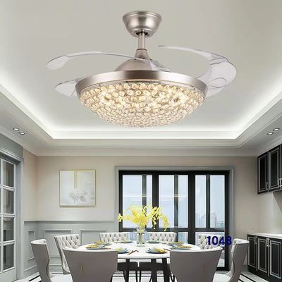 42 นิ้ว LED 36W เปลี่ยนสี พัดลมเพดานแบบโมเดิร์น DC Motor พร้อมแสง