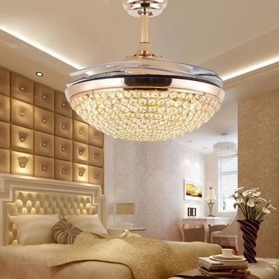 42 นิ้ว LED 36W เปลี่ยนสี พัดลมเพดานแบบโมเดิร์น DC Motor พร้อมแสง