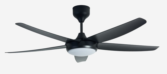 56 นิ้ว แฟนเพดาน LED โมเดิร์น DC มอเตอร์รีโมทควบคุมด้วยแสงสําหรับห้องนั่งเล่น