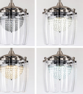 โมเดิร์น 48 นิ้ว 8 PC Blades คุณภาพสูง AC มอเตอร์ LED พัดลมเพดาน