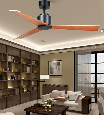 52 Casa Delta Wing พัดลมเพดานด้วยใบไม้จริง เสียงต่ํา