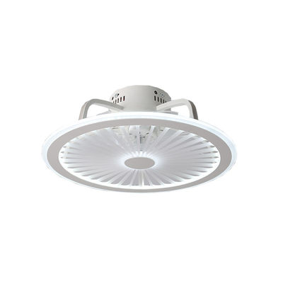 ปิดพัดลมเพดานที่ไม่มีใบมีดด้วยไฟ LED 3 ใบ