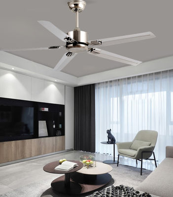 พัดลมเพดาน LED สีเงิน ECO 52 3 Blade